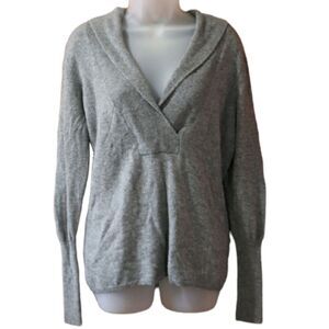 Keira Gray 100% Cashmere Big Collar 2 Ply Cashmere Super Soft Sweater LG